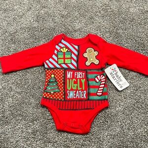 My first Ugly Sweater Onsie